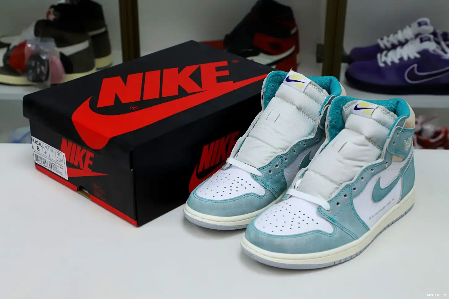 'TURBO AIR 1 OG GREEN' Kimikick JORDAN HIGH RETRO 0711